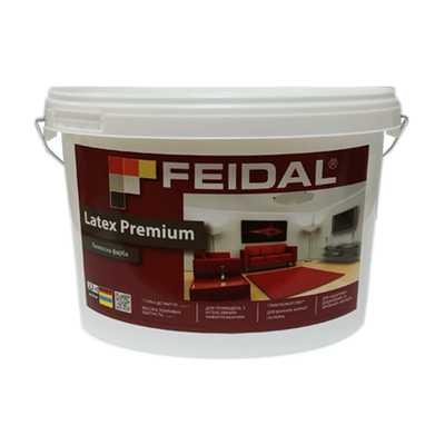 Фарба акрилова Feidal Latex Premium Глибокоматова Біла 2,3 л 4820232448656-1702040637834 фото