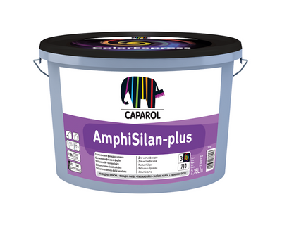 Фарба фасадна силіконова Caparol AmphiSilan-Plus, В1 біла 10 л 969126 фото