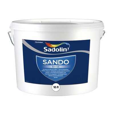 Ґрунтувальна фарба Sadolin Sando Base на водній основі для бетону Безбарвна 10 л 5220302 фото