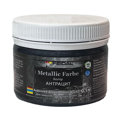 Feidal Metallic Farbe антрацит 0,1 л 4820080584421 фото