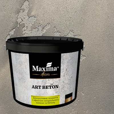 Декоративное покрытие с эффектом натурального камня и бетона Maxima Decor Art Beton 5 кг 12188155 фото