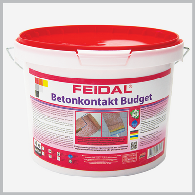 Спеціальний адгезійний грунт Betonkontakt Budget Feidal 4 кг 4820080582700 фото