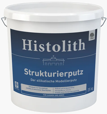 Штукатурка декоративна для зовнішніх і внутрішніх робіт Caparol Histolith Strukturierputz (25 кг) біла 811552 фото