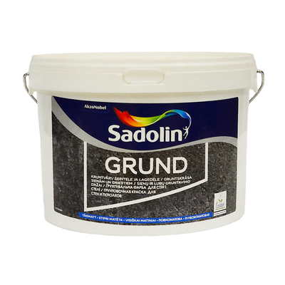 Грунтувальна фарба Sadolin Grund на водній основі для стін та стелі Біла 2,5 л 5325223 фото