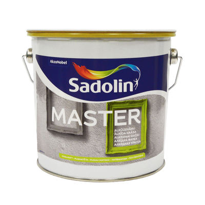 Алкідна фарба Sadolin Master 30 для дерева та металу Біла BW 2,5 л 5181235 фото