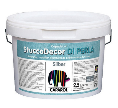 Штукатурка декоративна Capadecor Stucco Di Perla Silber (Сріблястий) 2.5 л 846302 фото