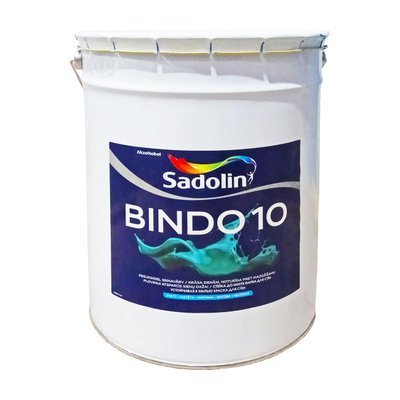 Латексна фарба Sadolin Bindo 10 для стін та стелі Біла BW 20 л 5251555 фото