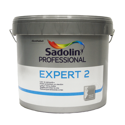 Латексна фарба Sadolin Expert 2 для стін та стелі Біла 10 л 5143571 фото