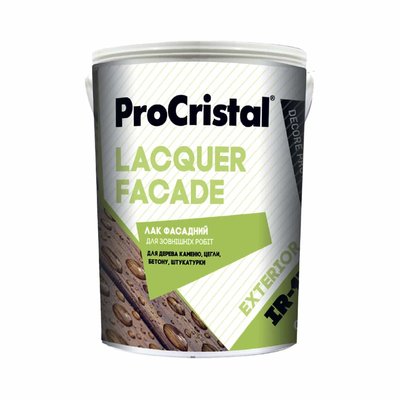 Лак фасадний ProCristal Lacquer Facade IR-15 10 л i00100175 фото