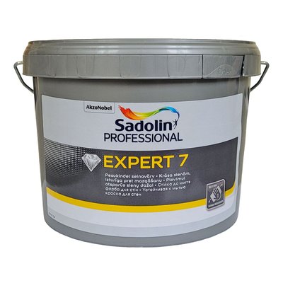 Акрилова фарба Sadolin Expert 7 для стін та стелі Біла BW 2,5 л 5221169 фото