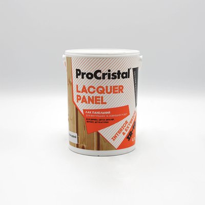Лак панельний ProCristal Lacquer Panel IR-10 шовковисто-матовий 0,7 л i00101533 фото