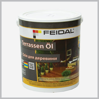 Олія для деревини Тераси Öl Feidal 0,75 л 4820080588290 фото