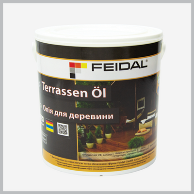 Олія для деревини Тераси Öl Feidal 2,3 л 4820080588283 фото