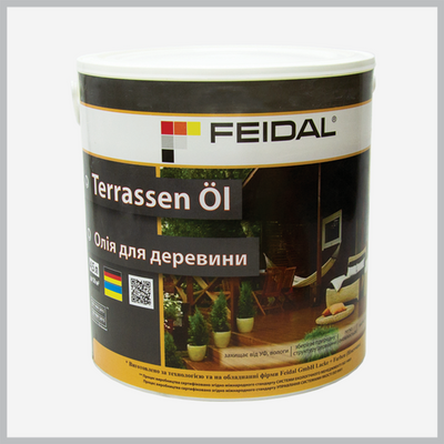 Олія для деревини Тераси Öl Feidal 4,5 л 4820080588306 фото