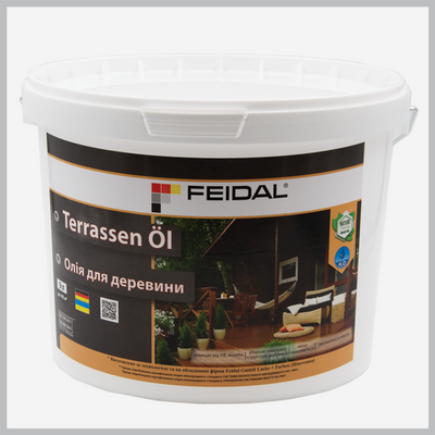 Олія для деревини Terrassen Öl Feidal 9 л 4820080588313 фото