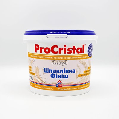 Шпаклівка фінішна ProCristal Finish Acryl IR-24 4,5 кг i00200316 фото