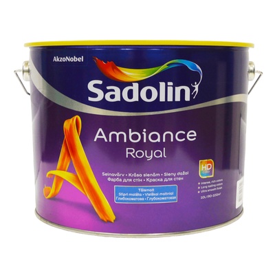 Акрилова фарба Sadolin Ambiance Royal для стін та стелі Безбарвна BC 9,3 л 5329432 фото