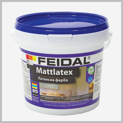 Краска латексная Feidal Mattlatex 1 л 4820080585039 фото