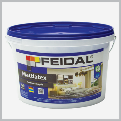 Краска латексная Feidal Mattlatex 2,5 л 4820080580645 фото