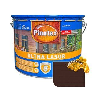 Пропитка для дерева Pinotex Ultra Lasur палисандр 10 л 5302664 фото