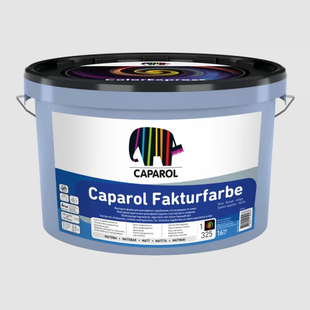 Краска структурная для наружных и внутренних работ Caparol Fakturfarbe 16 кг. 978917 фото