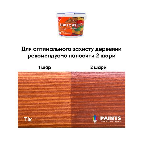 Пропитка для дерева (морилка) Ircom ДокторТекс IR-013 Тик 10 л i00400071 фото Пропитка для дерева (морилка) Ircom ДокторТекс IR-013 Тик 10 л i00400071 фото