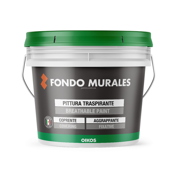 Акриловая грунт-краска Oikos FONDO MURALES 1 л FFI0E фото Акриловая грунт-краска Oikos FONDO MURALES 1 л FFI0E фото