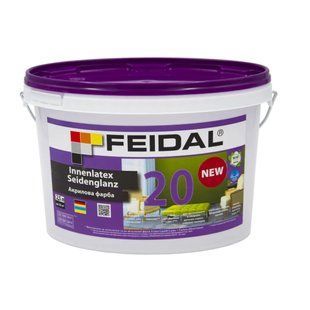 Краска Feidal Innenlatex Seidenglanz 20 2,5 л 50105301 фото