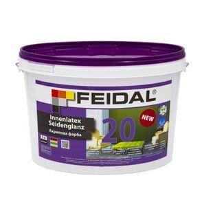 Краска Feidal Innenlatex Seidenglanz 20 5 л 50105302 фото