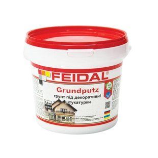 Грунт під декоративні штукатурки Grundputz Feidal 1,4 кг 50128106 фото