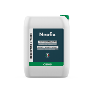 Акриловая грунтовка глубокого проникновения Oikos NEOFIX 4 л IFNOOOOOOD фото