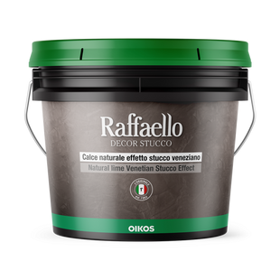 Декоративная штукатурка Oikos RAFFAELLO DECORSTUCCO R BIANCO 20 кг 000030 фото