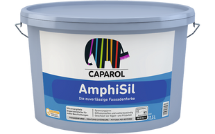 Фарба фасадна силіконова Caparol Amphisil напівпрозора 11.75 л 750193 фото
