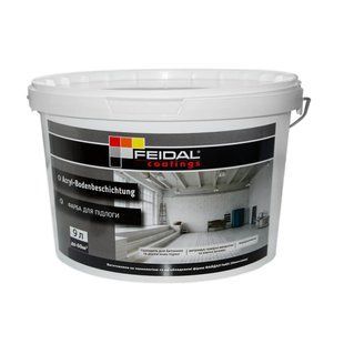 Краска для пола Feidal Acryl-Bodenbeschichtung Белая 9 л 50130091 фото