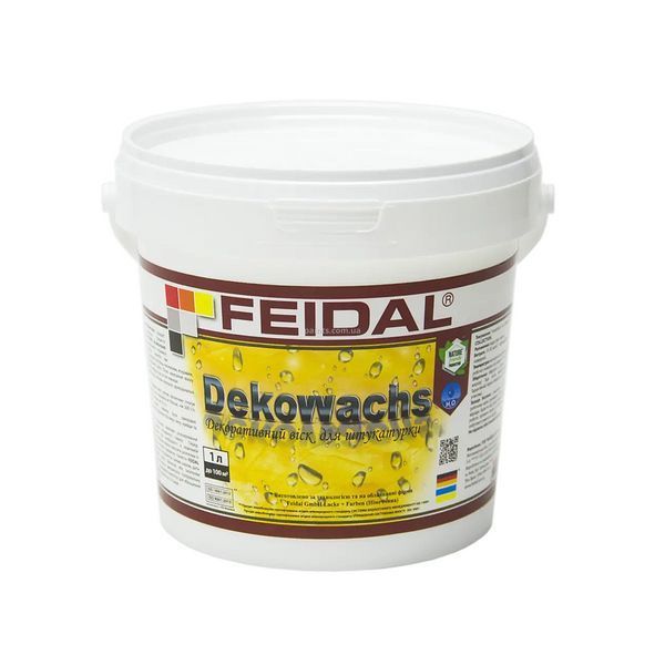 Віск для декоративних штукатурок Dekowachs Feidal 1 л 50116436 фото Віск для декоративних штукатурок Dekowachs Feidal 1 л 50116436 фото