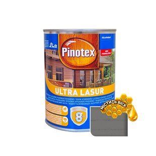 Пропитка для дерева Pinotex Ultra Lasur каменно-серая 1 л 5823468 фото