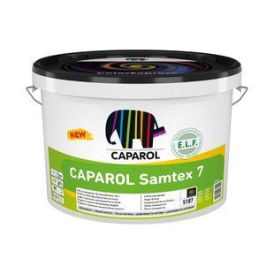 Краска латексная Caparol Samtex 7 E.L.F. Шелковисто-матовая Бесцветная B3 2,35 л 1015202 фото