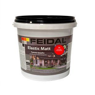 Гумова фарба Feidal Elastic Matt Матовий Безбарвний 1,2 кг 50132296 фото