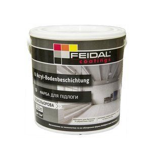 Краска для пола Feidal Acryl-Bodenbeschichtung Бесцветная 2,3 л 50130093 фото