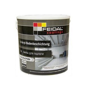 Краска для пола Feidal Acryl-Bodenbeschichtung Бесцветная 4,5 л 50130094 фото