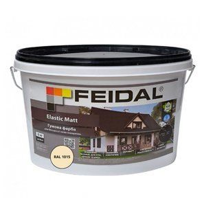 Гумова фарба Feidal Elastic Matt Матовий RAL 1015 Бежевий 6 кг 50132302 фото