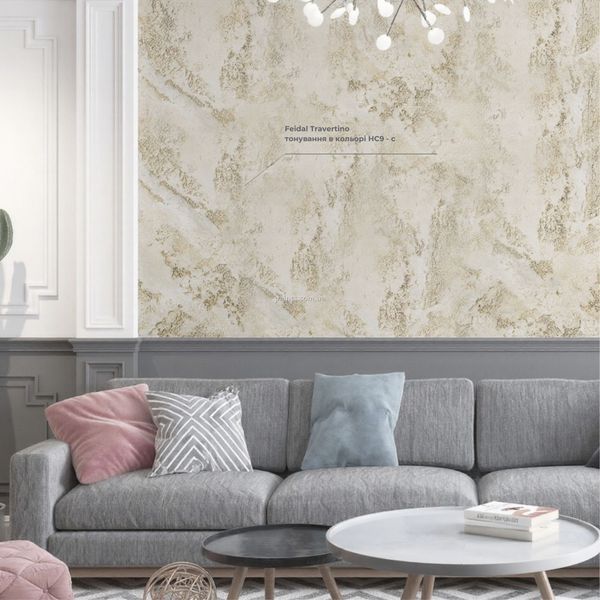 Декоративна штукатурка Feidal Travertino 10 кг 50124607 фото