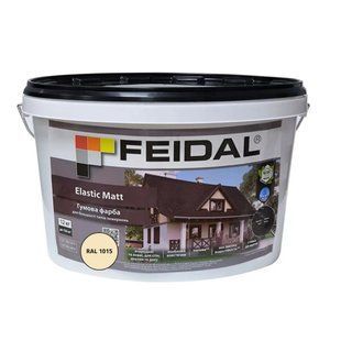 Гумова фарба Feidal Elastic Matt Матовий RAL 1015 Бежевий 12 кг 50132303 фото