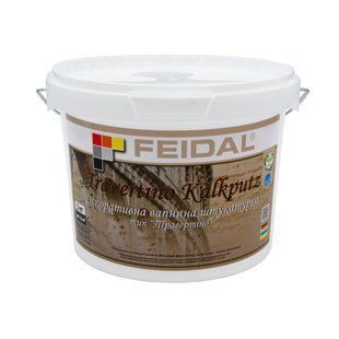Известковая декоративная штукатурка Feidal Travertino Kalkputz 3 кг 50124813 фото
