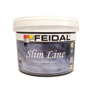 Декоративная краска Feidal Slim Line Белая 2,5 л 50124991 фото