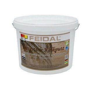 Известковая декоративная штукатурка Feidal Travertino Kalkputz 10 кг 50124659 фото