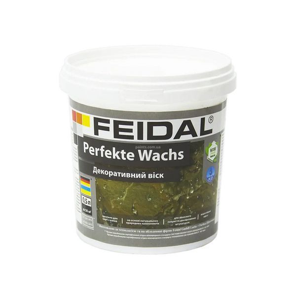 Декоративний віск Feidal Perfekte Wachs Прозорий 0,5 л 50124680 фото Декоративний віск Feidal Perfekte Wachs Прозорий 0,5 л 50124680 фото
