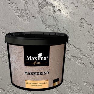 Декоративная рельефная штукатурка Maxima Decor Marmorino Белая 7 кг 12187973 фото
