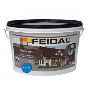 Гумова фарба Feidal Elastic Matt Матовий RAL 5015 Блакитний 6 кг 50132330 фото