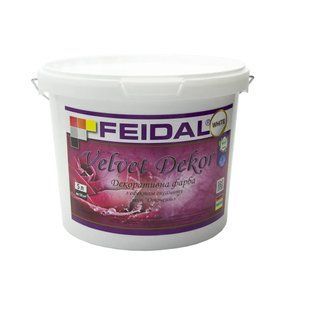 Краска декоративная Feidal Velvet Dekor Шелковисто-глянцевая 5 л 50116435 фото